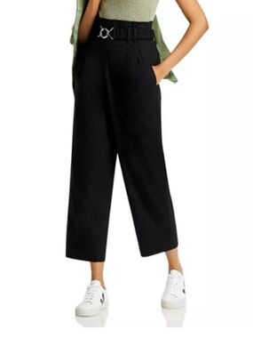 10 Crosby Derek Lam Atto Paperbag Waist Pants w/Belt Size 6